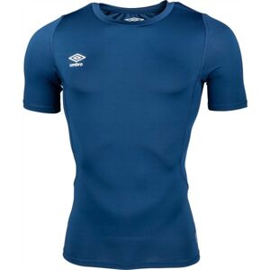 Umbro CORE SS CREW BASELAYER Pánské sportovní triko, tmavě modrá, velikost M