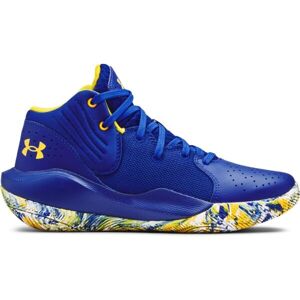 Under Armour JET21 Chlapecké basketbalové boty, modrá, velikost 35.5