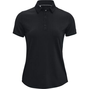 Under Armour ZINGER SHORT SLEEVE POLO Dámské golfové polo triko, černá, velikost M