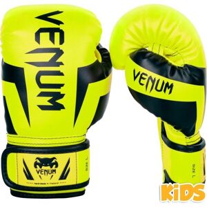Venum ELITE BOXING GLOVES KIDS - EXCLUSIVE FLUO Dětské boxerské rukavice, reflexní neon, veľkosť S