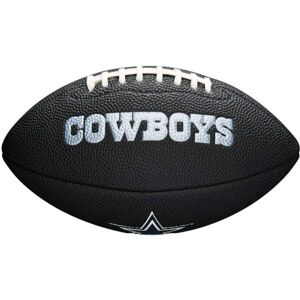 Wilson MINI NFL TEAM SOFT TOUCH FB BL DL Mini míč na americký fotbal, černá, velikost UNI