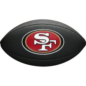 Wilson MINI NFL TEAM SOFT TOUCH FB BL SF Mini míč na americký fotbal, černá, velikost NS